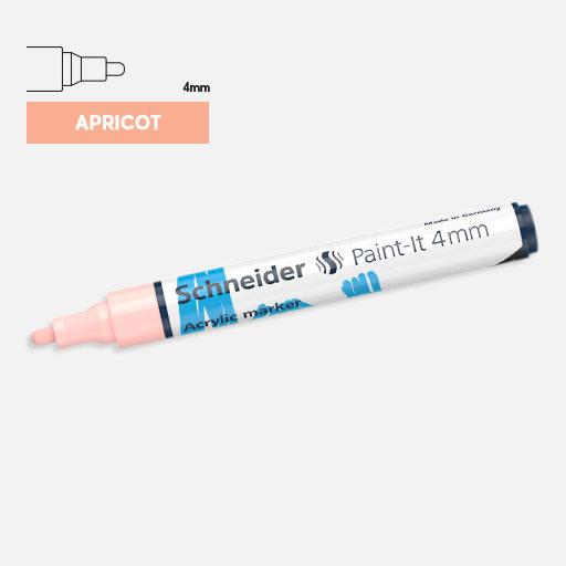 SCHNEIDER Paint-It Acrylic Marker 4mm Apricot