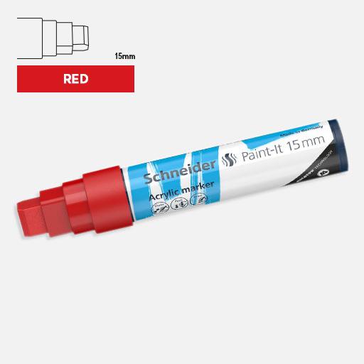 SCHNEIDER Paint-It Acrylic Marker 15mm Red