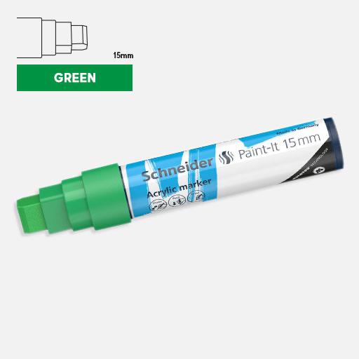 SCHNEIDER Paint-It Acrylic Marker 15mm Green