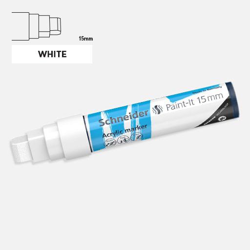 SCHNEIDER Paint-It Acrylic Marker 15mm White