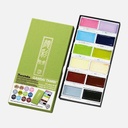 KURETAKE Gansai Tambi Japanese Watercolor Pan Pastel Set x 12