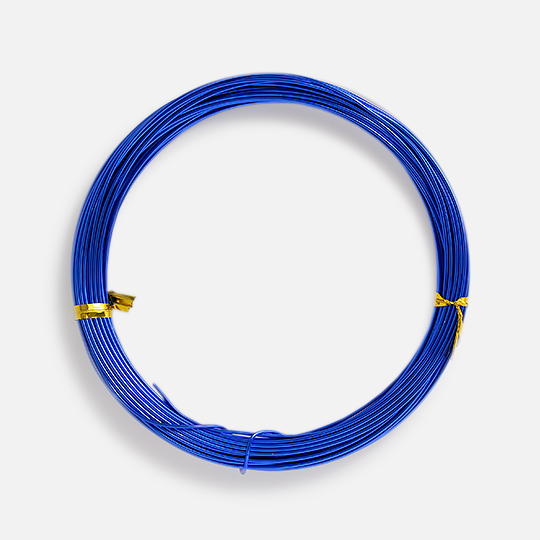 OVJ Aluminium Wire 1mm x 10m Blue