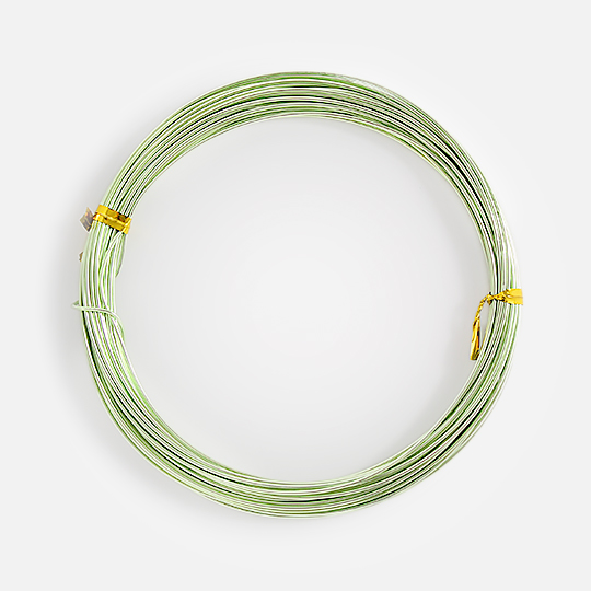 OVJ Aluminium Wire 1mm x 10m Light Green