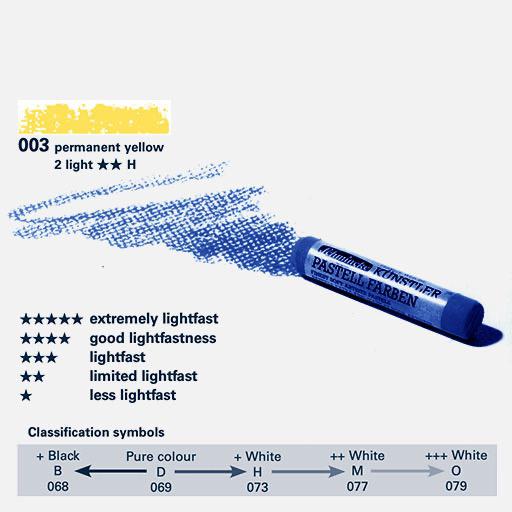 SCHMINCKE Artist Pastel H Permanent Yellow 2 Light