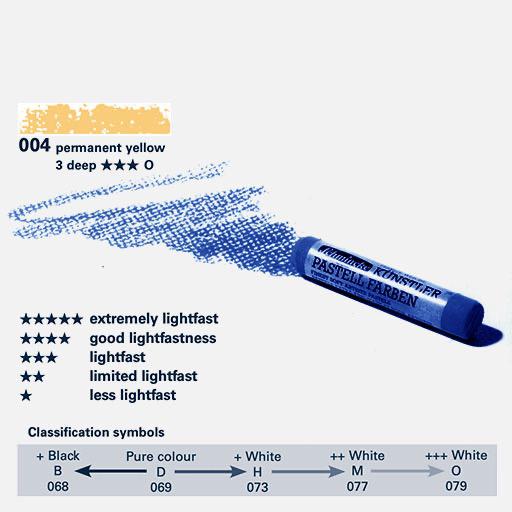 SCHMINCKE Extra Soft Artist Pastel O Permanent Yellow 3 Deep