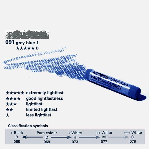 SCHMINCKE Artist Pastel B Grey Blue 1