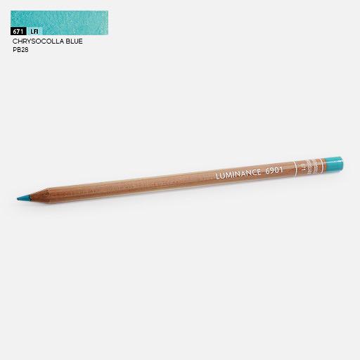 CARAN D'ACHE Luminance Color Pencil Chrysocolla Blue