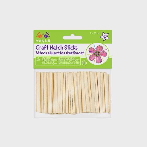 MULTICRAFT Krafty Kids Craft Match Sticks x 750