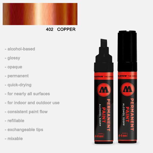 MOLOTOW Permanent Paint Marker 8mm Copper