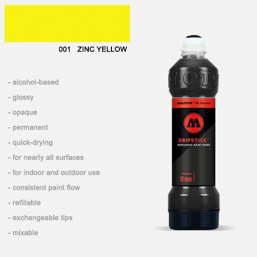 MOLOTOW Permanent Paint Dripstick 10mm Zinc Yellow