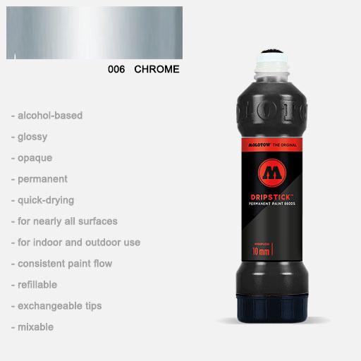MOLOTOW Permanent Paint Dripstick 10mm Chrome