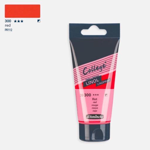 SCHMINCKE College Lino Print Ink 75ml Red