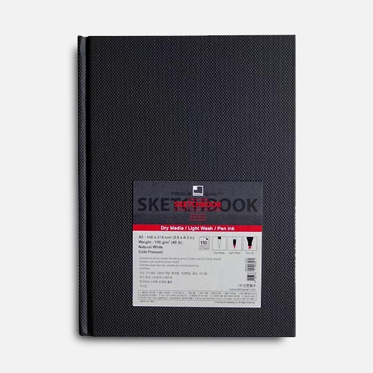 SHINHAN Korean Sketch Paper Book 100gsm A5 x 110