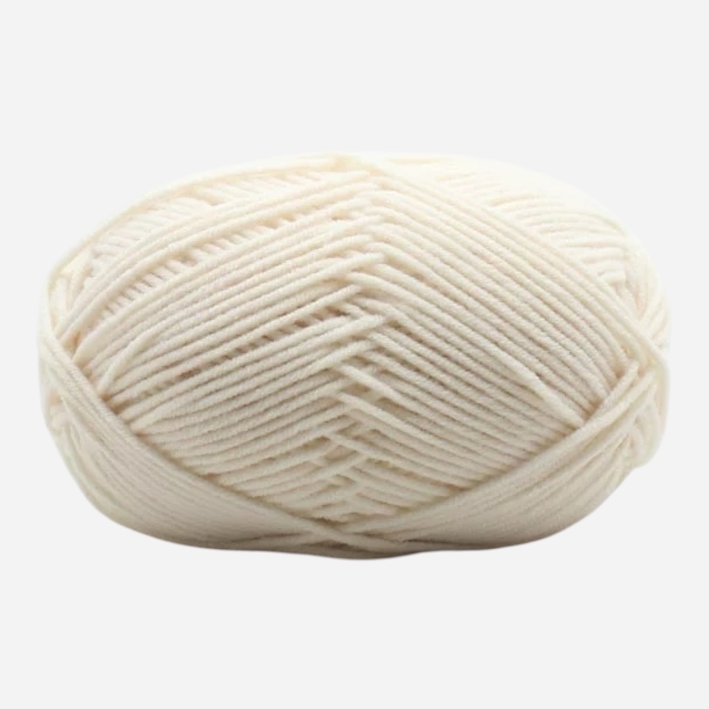 OVJ Milk Cotton Yarn 50g 19 Rice White