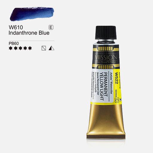 MIJELLO Mission Gold Watercolor 15ml Indanthrone Blue