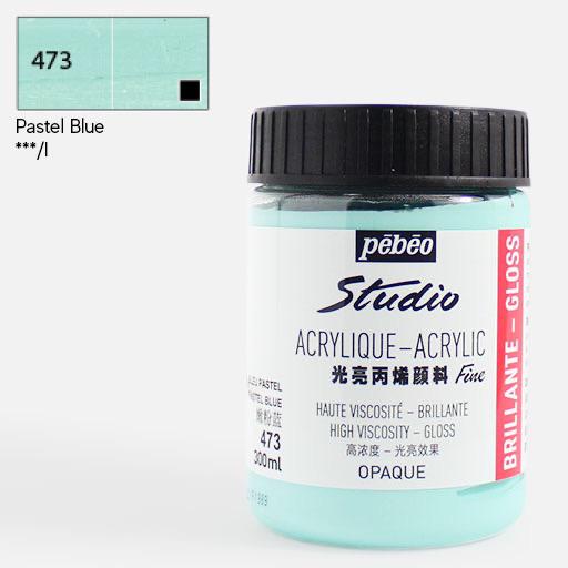 PEBEO Studio Gloss Acrylic 300ml Pastel Blue