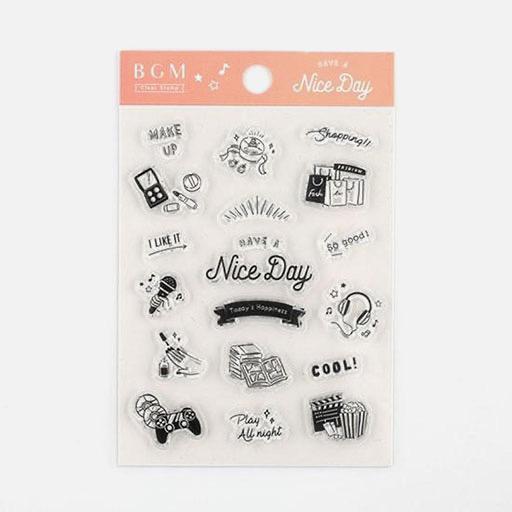 BGM Clear Stamp Nice Have A Nice Day