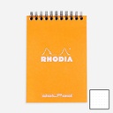 RHODIA Classic Dot Spiral Notepad 80gsm A6 x 80 Orange
