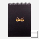 RHODIA Active Lined Spiral Notepad 90gsm A5 x 80