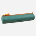 RHODIA Leather Round Pen Case Aqua