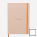RHODIA Softcover Lined Notebook 90gsm A5 x 80 Rose Smoke