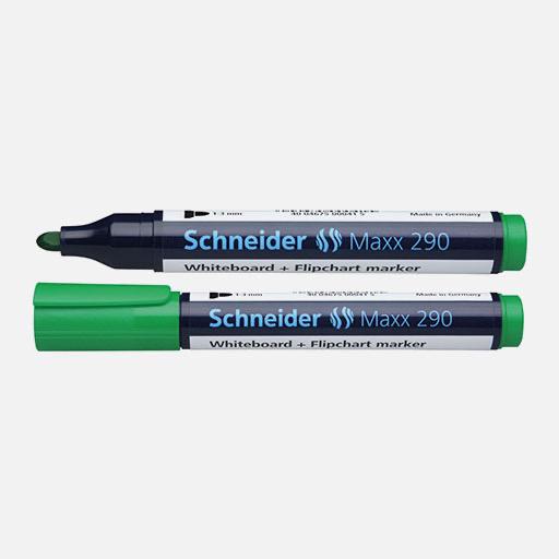 SCHNEIDER Maxx 290 Whiteboard & Flipchart Marker Bullet Tip Green
