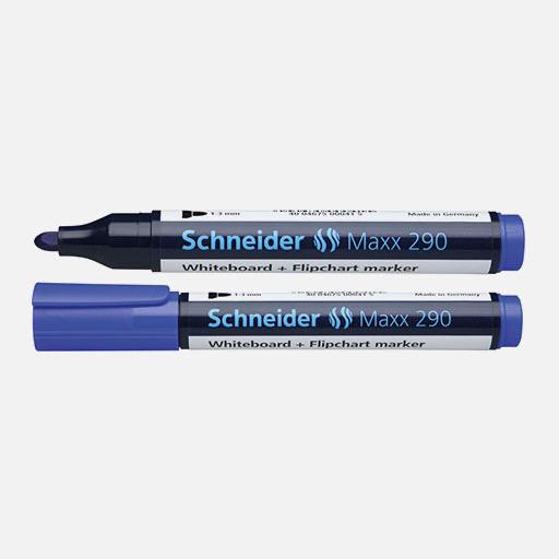 SCHNEIDER Maxx 290 Whiteboard & Flipchart Marker Bullet Tip Blue