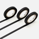 MT Slim Washi Tape 6mm Set J Matt Black x 3