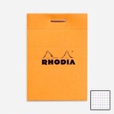 RHODIA Basics Graph Notepad 80gsm 52mm x 75mm x 80 Orange