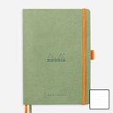 RHODIA Ivory Paper Softcover Goal Book 90gsm Dot A5 x 120 Celadon