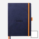 RHODIA Ivory Paper Softcover Goal Book 90gsm Dot A5 x 120 Midnight