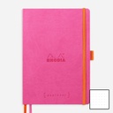 RHODIA Ivory Paper Dot Softcover Goal Book 90gsm A5 x 120 Fuchsia