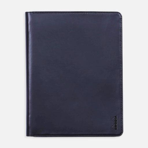 RHODIA Leather Document Holder A5 Black