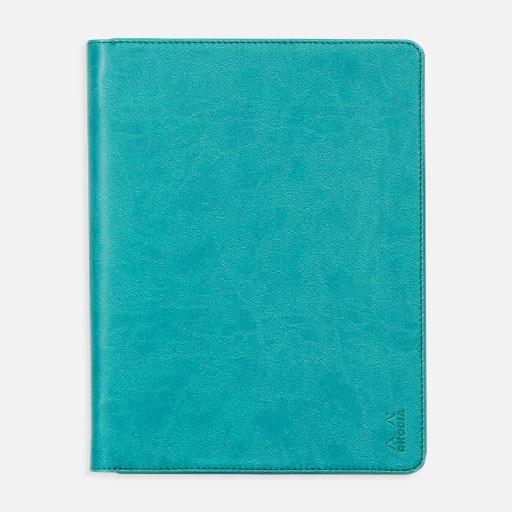 RHODIA Leather Document Holder A5 Peacock