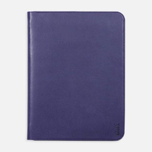 RHODIA Leather Document Holder A5 Midnight