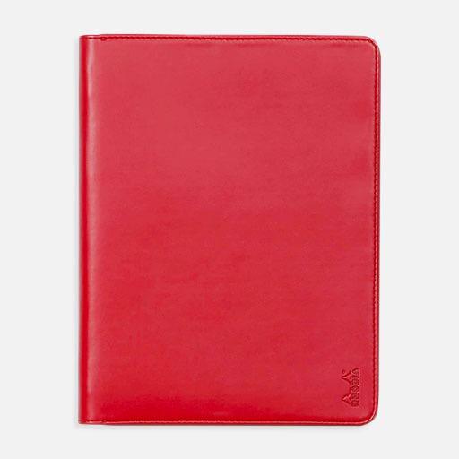 RHODIA Leather Document Holder A5 Poppy