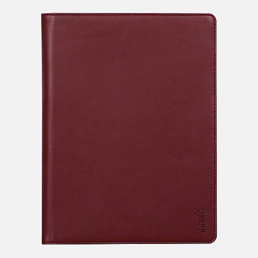 RHODIA Leather Portfolio A5 Burgundy