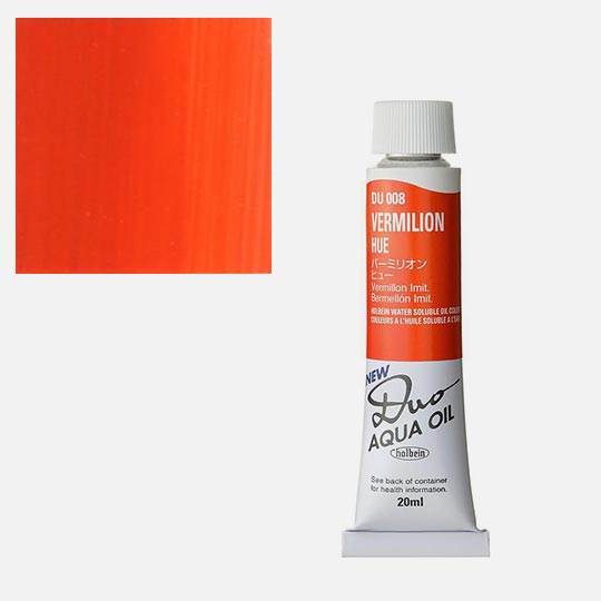 HOLBEIN Duo Water-Mixable Oil 20ml Vermilion Hue