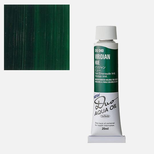 HOLBEIN Duo Water-Mixable Oil 20ml Viridian Hue