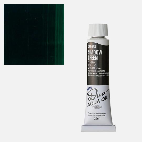 HOLBEIN Duo Water-Mixable Oil 20ml Shadow Green