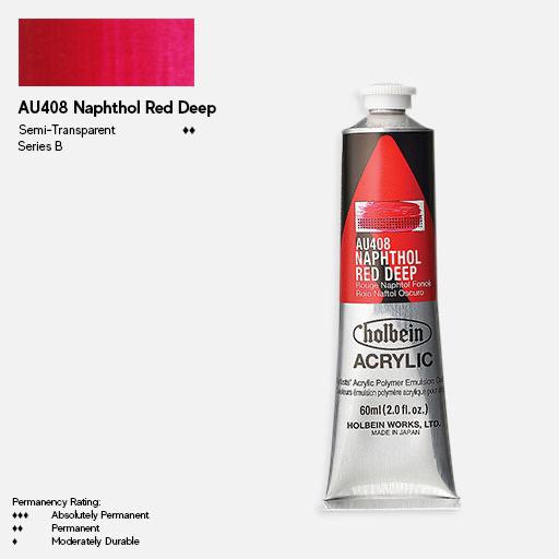 HOLBEIN Artist Heavy Body Acrylic 60ml Naphthol Red Deep
