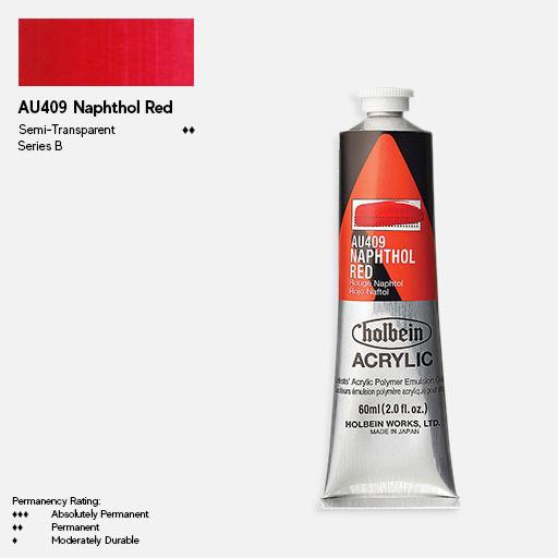 HOLBEIN Artist Heavy Body Acrylic 60ml Naphthol Red