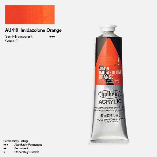 HOLBEIN Artist Heavy Body Acrylic 60ml Imidazolone Orange