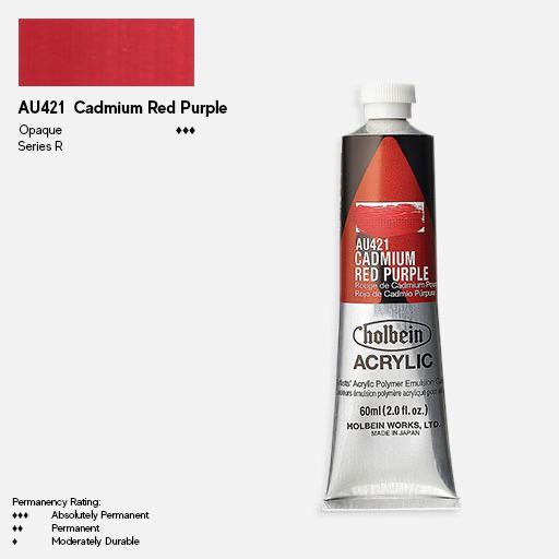 HOLBEIN Artist Heavy Body Acrylic 60ml Cadmium Red Purple