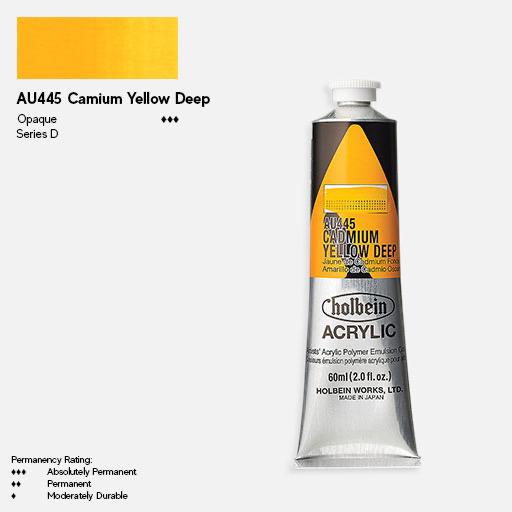 HOLBEIN Artist Heavy Body Acrylic 60ml Cadmium Yellow Deep