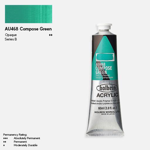 HOLBEIN Artist Heavy Body Acrylic 60ml Compose Green