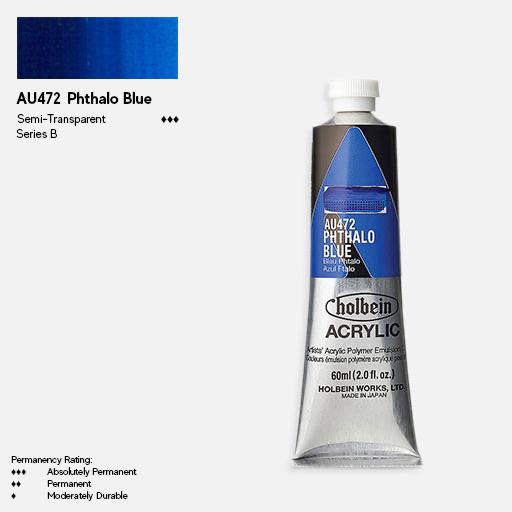 HOLBEIN Artist Heavy Body Acrylic 60ml Phthalo Blue