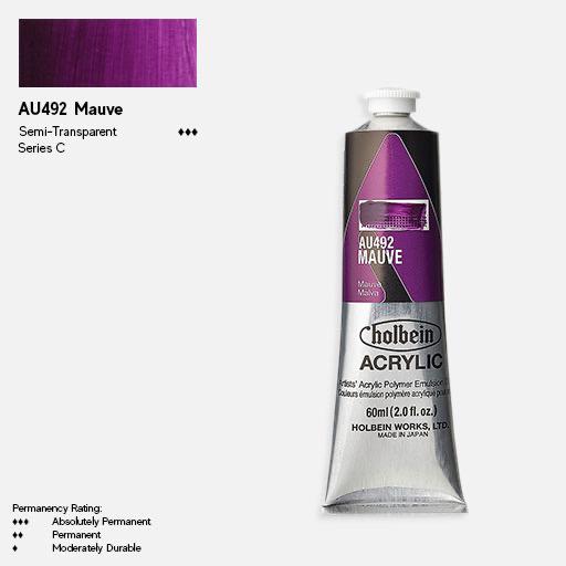 HOLBEIN Artist Heavy Body Acrylic 60ml Mauve