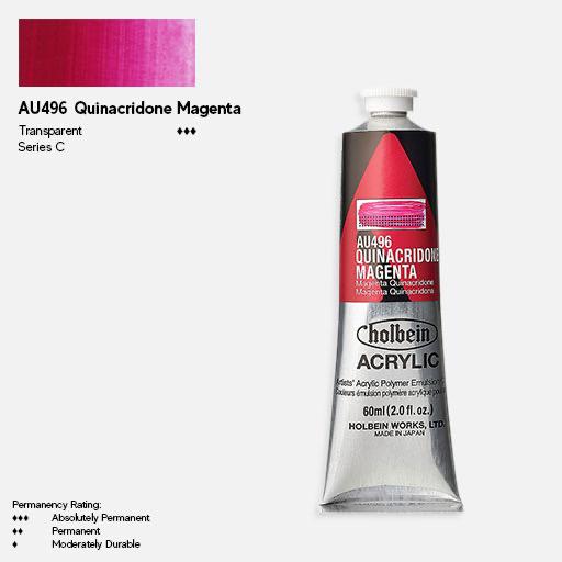 HOLBEIN Artist Heavy Body Acrylic 60ml Quinacridone Magenta