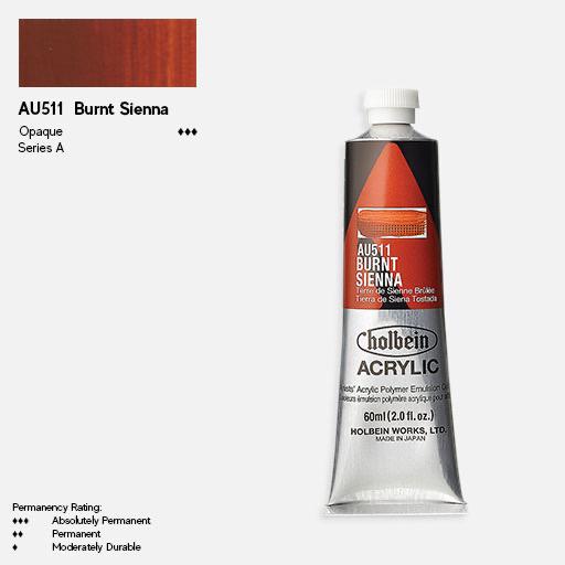 HOLBEIN Artist Heavy Body Acrylic 60ml Burnt Sienna